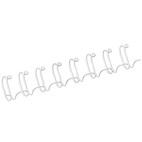 Image of Fellowes 8mm Wire Binding Combs, 100 Pack - White