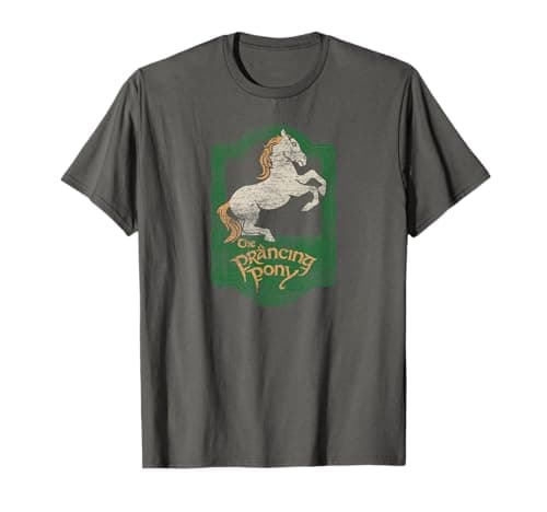Image of The Lord of the Rings Prancing Pony Sign T-Shirt