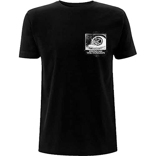Image of Bring Me The Horizon T Shirt Remain Calm Band Logo Official Mens Black XL