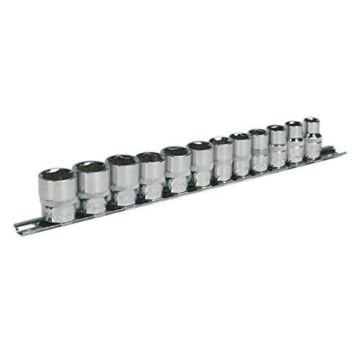Image of Sealey Ak2693 Socket Set 12Pc 3/8Sq Drive 6Pt Walldrive Metric