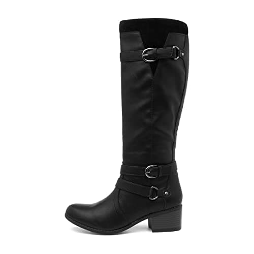 Image of Lilley Mindy Womens Black Riding Boot - Size 7 UK - Black