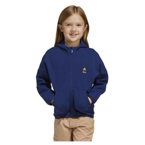 Image of adidas X Disney Mickey Mouse Full Zip Sweatshirt 5-6 Years Blue