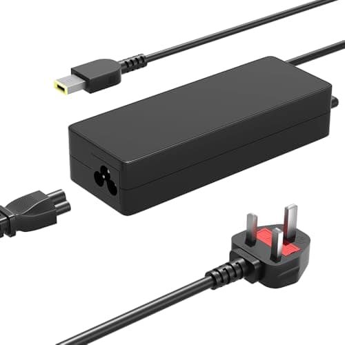Image of PowerPortnerLink 90W Charger Compatible with Lenovo ideacentre/ThinkCentre All-in-One Desktop, ThinkPad T460p T470p T540p Yoga 2 730 720 ideapad Flex 2 3 720S V110 V130 Laptop
