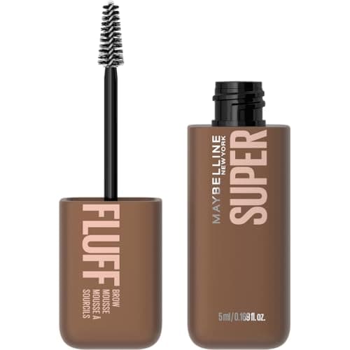Image of Maybelline New York Superfluff Brow Mousse, Soft, Full Brows, All Day Wear, Airy Volumising Mousse, Stiff Resistant, Flake Resistant, Soft Brown (Shade 255)