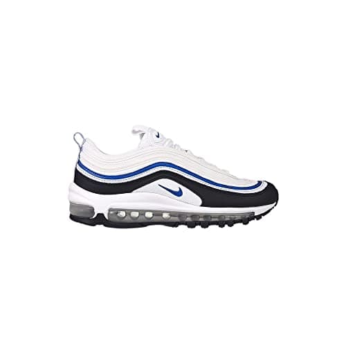 Image of NIKE Air MAX 97 (GS), Running Shoes Children, White Signal Blue Black Pure Platinum, 4 UK