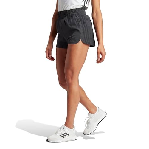 Image of adidas Women's Pacer 3-Stripes Training Woven Shorts, Black, S