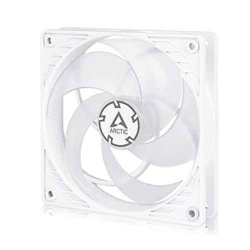 Image of ARCTIC P12 PWM PST - 120 mm Case Fan with PWM Sharing Technology (PST), Pressure-optimised, quiet motor, Computer, Fan Speed: 200-1800 rpm (0 rpm <5%) - White, Transparent