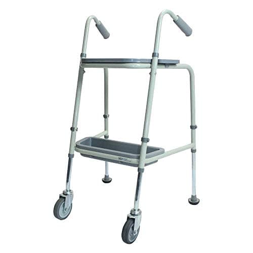 Image of NRS Healthcare Duo Height Adjustable Walking Trolley, P23129, Pebble Grey