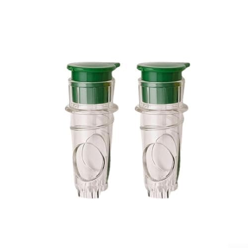 Image of Manual Citrus Juicer with Screw Top and Built in Pulp Filter for Efficient Juice Extraction, Compact Design for Indoor and Outdoor Activities (Green)