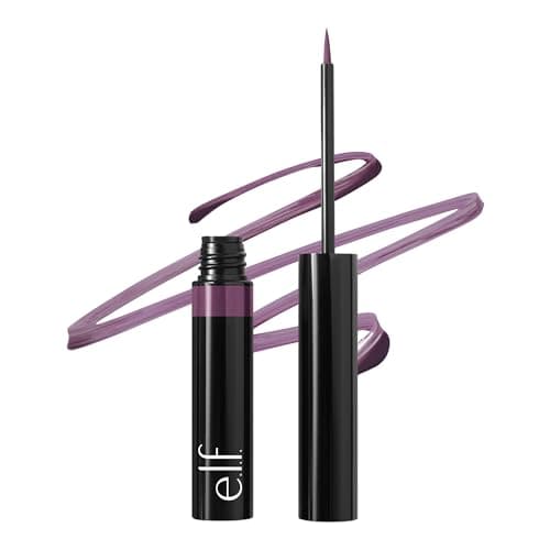 Image of e.l.f. H2O Proof Inkwell Eyeliner Pen, High-Pigment, Waterproof Liquid Eyeliner, Delivers A Matte Finish, Vegan & Cruelty-Free, Sugarplum
