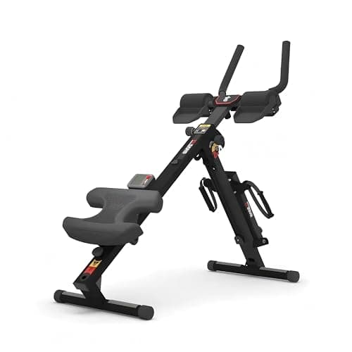 Image of TOUSAINS 3 in 1 Rowing Machine, Ab Machine with Resistance Bands, Abdominal Trainers for Full Body Workout, Foldable Rowing Machine Fitness Equipment for Home Gym (Black)