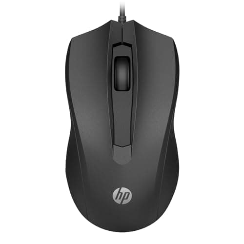 Image of HP Wired Mouse 105 - Optical - Cable - USB Type A - 1600 dpi - 3 Button(s) - Symmetrical