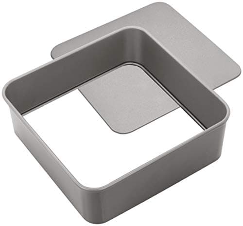 Image of Judge Non-Stick Square 9" Cake Tin with Loose Base, Dishwasher Safe 23cm x 23cm x 8cm