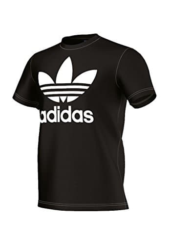 Image of Adidas Men's Originals Trefoil T-Shirt - Black, Medium