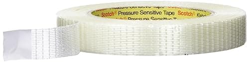 Image of Scotch DE272958245 Cross Weave Filament Tape, 19 mm x 50 m, Translucent
