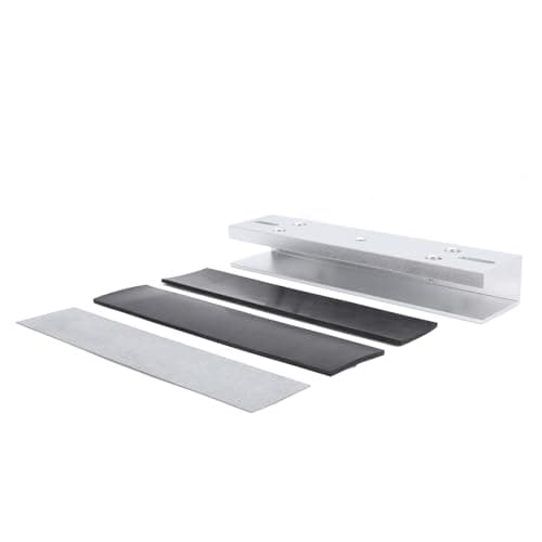 Image of Plyisty U Bracket with Magnetic Lock for Frameless Glass Door, Durable Aluminum Alloy Material, 280Kg Load Capacity
