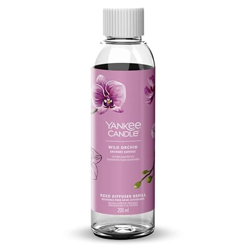 Image of Yankee Candle Signature Reed Diffuser Refill | Wild Orchid | 200ml | Up to 20 weeks of Fragrance for Women