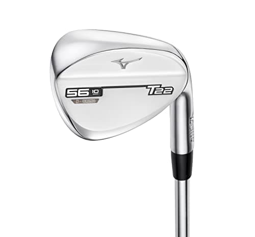 Image of Mizuno T22 Satin Chrome Wedge, 52 Degrees / 09 Bounce, Steel, Wedge Flex, Right Hand