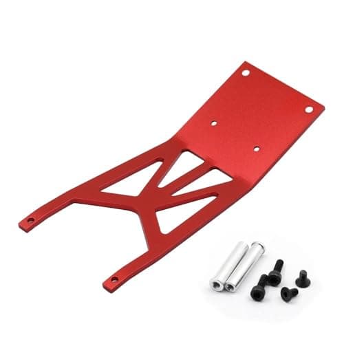 Image of Aluminum Front Chassis Guard Plate Kit Compatible With 2WD RC Model Car(Red)