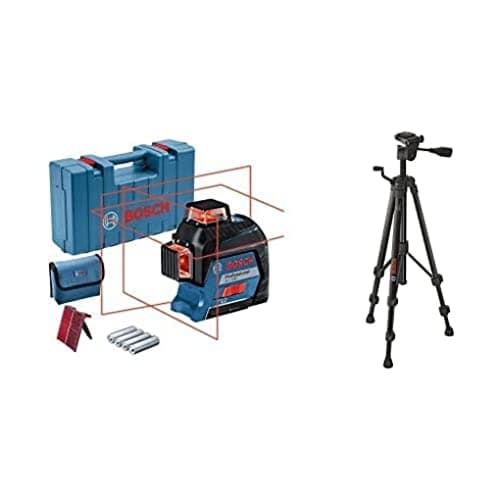 Image of Bosch Professional Laser Level GLL 3-80 + Bosch Professional Tripod for Lasers and Levels BT 150