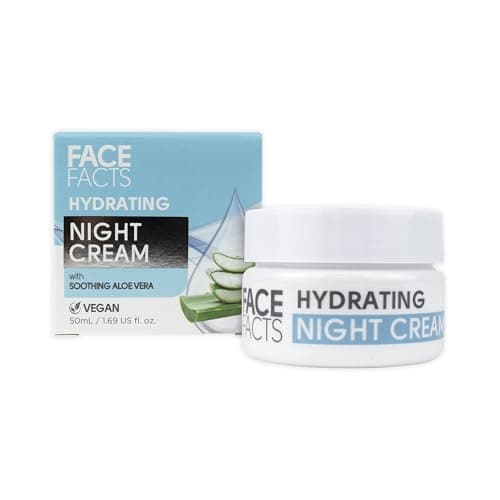 Image of Face Facts Hydrating Night Cream | Soothes + Calms | 50ml