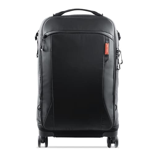 Image of PGYTECH 2-in-1 Roller Camera Backpack, DSLR/SLR/Mirrorless Bag for Travel Photographers, Rolling Luggage with Tripod & Removable Modular & Rain Cover, Compatible with Canon, Nikon, Sony
