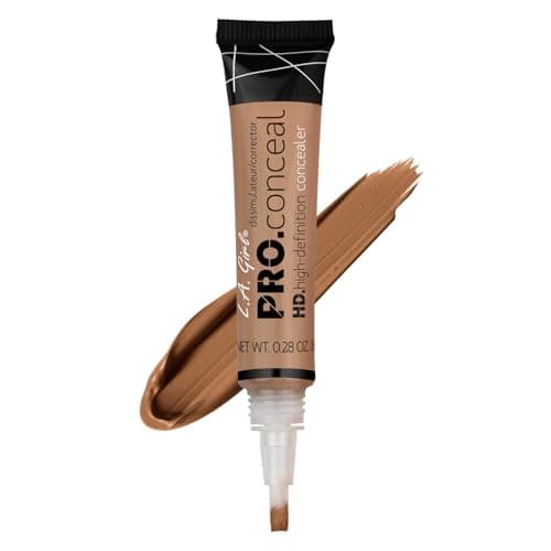 Image of L.A. Girl PRO.Conceal HD High Definition Concealer, Chestnut 8g - Creamy Blendable Formula for Flawless Coverage, Colour Correcting & Highlighting