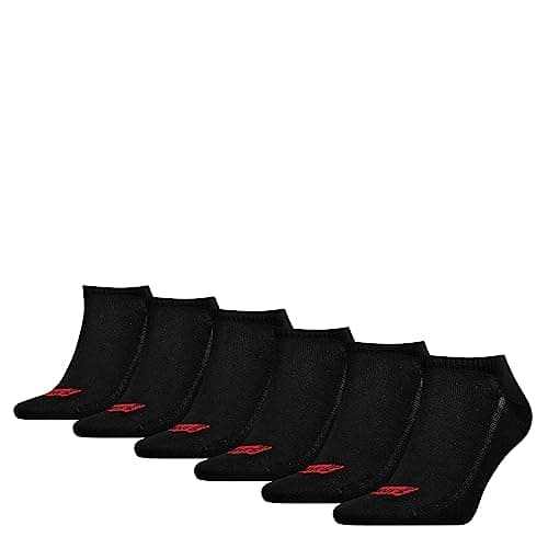 Image of Levi's Unisex Batwing Logo sneaker socks, Black, 39/42