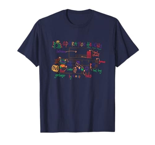 Image of Home Alone 2 Christmas Kevin’s Drawing Operation Ho Ho Ho T-Shirt