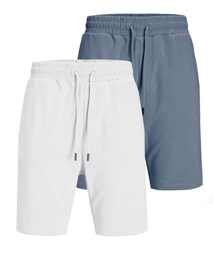 Image of JACK & JONES JPSTNEWSOFT Men's Sweat Shorts XS S M L XL XXL Blue Black, L