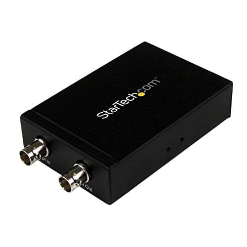 Image of StarTech.com SDI to HDMI Converter – 3G SDI to HDMI Adapter with SDI Loop Through Output – SDI to HDMI Audio/Video Adapter – 755ft (230m) (SDI2HD)