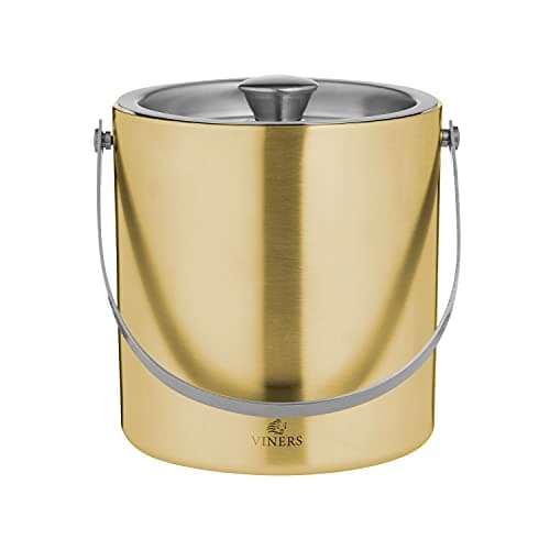 Image of Viners Barware Gold Double Wall Ice Bucket, 1.5 L