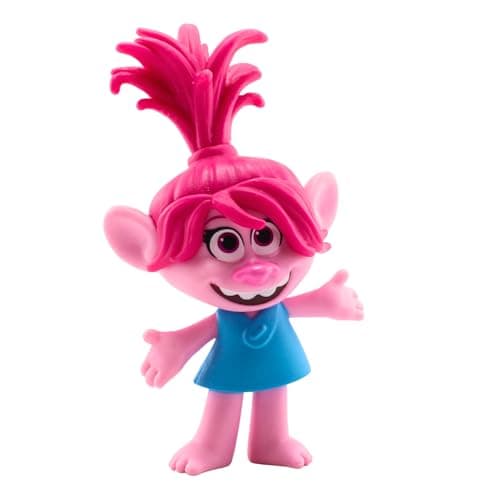 Image of Trolls World Tour Collectible Figure - Poppy with Blue Dress