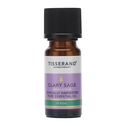 Image of Tisserand Aromatherapy - Ethically Harvested Clary Sage Essential Oil, Massage Oil - Ethically Harvested Clary Sage, Bath Oil, Aromatherapy Oil - 100% Pure and Natural Essential Oil - 9 ml