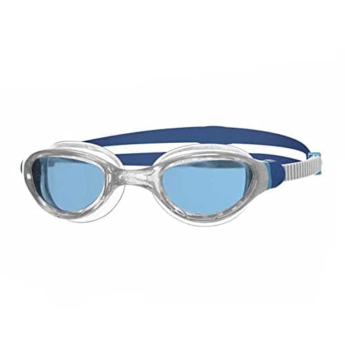 Image of Zoggs Unisex Adult Phantom 2.0 Swimming Goggles - White/Blue/Tint, One Size
