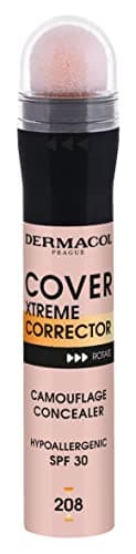 Image of Dermacol - Cover Xtreme Corrector Contour Stick, Long Lasting Non-Allergenic Liquid Contour with SPF30, High Coverage Light Formula Dark Circle Colour Corrector for Acne-Prone Skin (208)