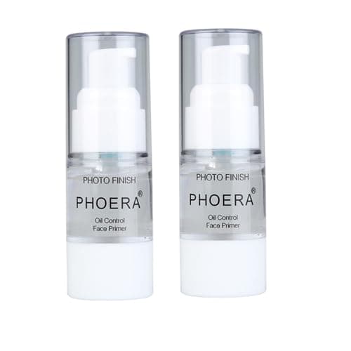 Image of 2Pcs Makeup Primer For PHOERA All Matte Oil Free Full Coverage Foundation Base Long Lasting Hydrating Smoothing Moisturizing Makeup Base Matte Face Foundation Primer (#2pcs 18ml)