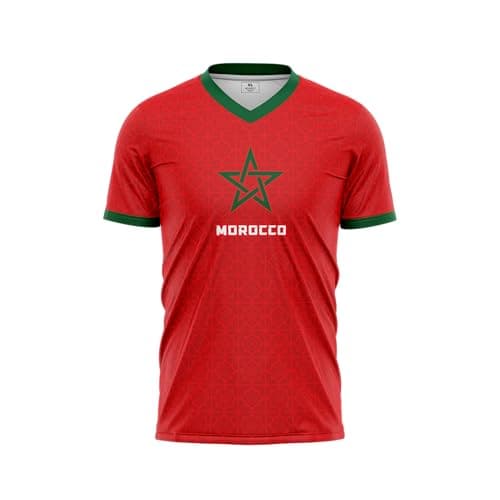 Image of GenZGenji Morocco National Team Football/Soccer Jersey 2026 (Home and Away)