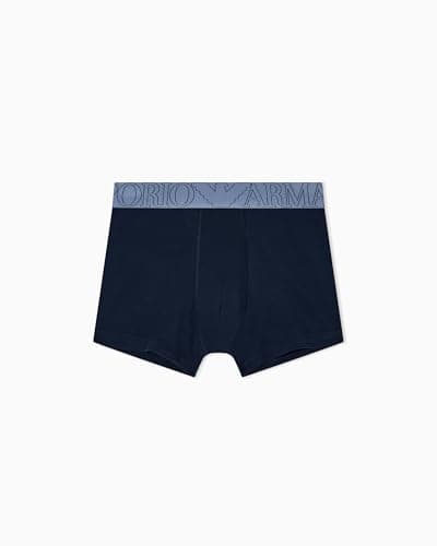 Image of EMPORIO ARMANI Man's MEGALOGO Boxer Blue XL