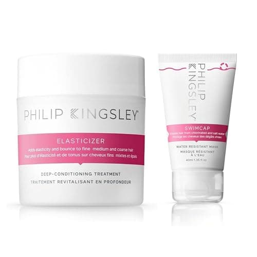 Image of Philip Kingsley - Elasticizer Deep Conditioner & Swimcap Chlorine Hair Protection Water Resistant Mask | Bundle