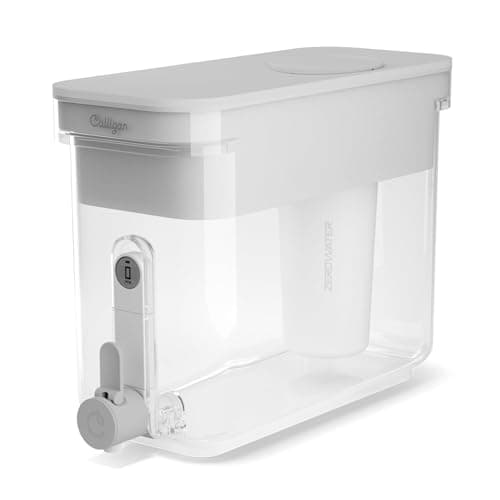 Image of Culligan with ZeroWater Technology 7.6-L Water Filter Dispenser – Includes 5-Stage Advanced Water Filter, Certified to Reduce Lead, Total PFAS (Forever Chemicals), Mercury, Fluoride, and Chlorine