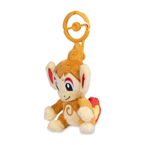 Image of Pokémon Center: Chimchar Adventure Partners Plush Key Chain, Multicolor, S