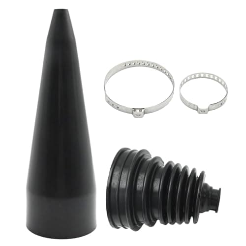 Image of JUUDDENPARTS Universal Stretch CV Boot Kit, Robust CV Boot Installation Kit, CV Joint Boot Kit with Installation Mount Cone Tool, Replacement for Shaft Size 19 mm-24 mm, Replace FB3000K