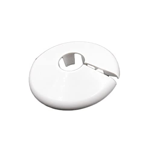 Image of Talon - Click in Pipe Collar - White - 15mm - Pack of 10 - Clicks Into Place - High Grade Polypropylene - for Home Improvement, Plumbing, Pipe Installation