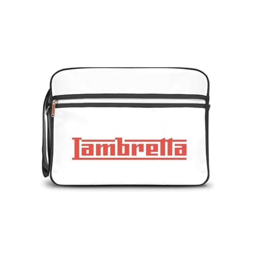 Image of Lambretta Unisex Retro Bag Black/White One Size