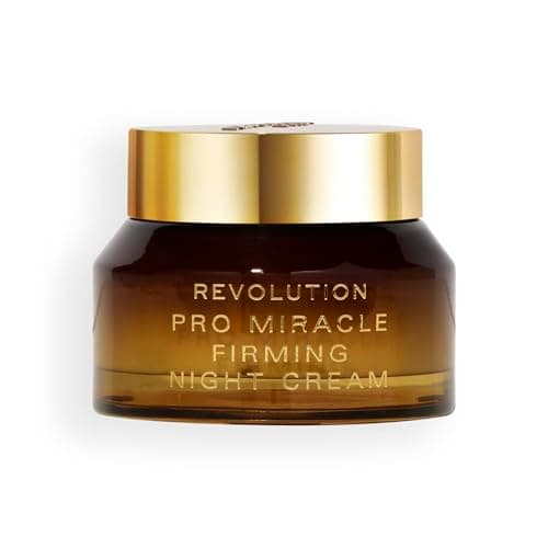 Image of Revolution Pro, Miracle Vegan Collagen Night Cream, Hydrating Moisturiser, Vegan Collagen & Squalane To Firm & Smooth Skin, Vegan & Cruelty-Free, 50ml