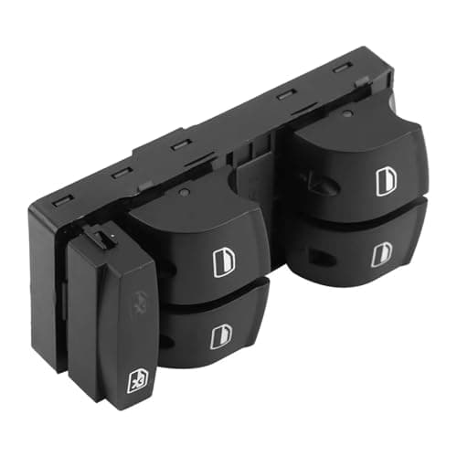 Image of 4F0959851A 4F0959851 Master Driver Side Power Window Control Switch Button Compatible with A6 C6 S6 Q7 RS6 2005-2015