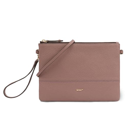 Image of Paul Costelloe AMONA Premium Real Leather Crossbody Shoulder Bag, Versatile & Stylish Accessory for Women, Adjustable Strap and Wristlet, Elegant Design Bag