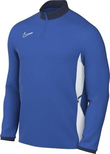 Image of NIKE FZ9767-463 M NK DF ACD25 DRIL TOP Sweatshirt Men's ROYAL BLUE/MIDNIGHT NAVY/WHITE/WHITE Size M