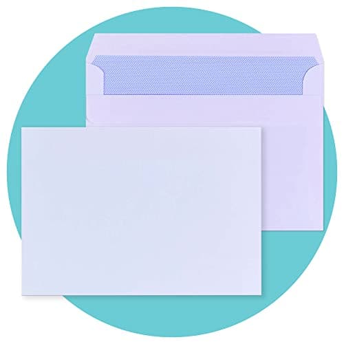 Image of Triplast 100 x C6 White Self Seal Security Envelopes (Size: 114x162mm) | Fully Opaque, Self Sealing & Printer Safe Mailing Paper Envelopes | Ideal for Everyday Home, Office & Commercial Use